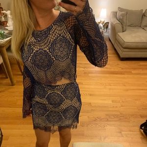 Flattering Lace Two Piece by For Love and Lemons